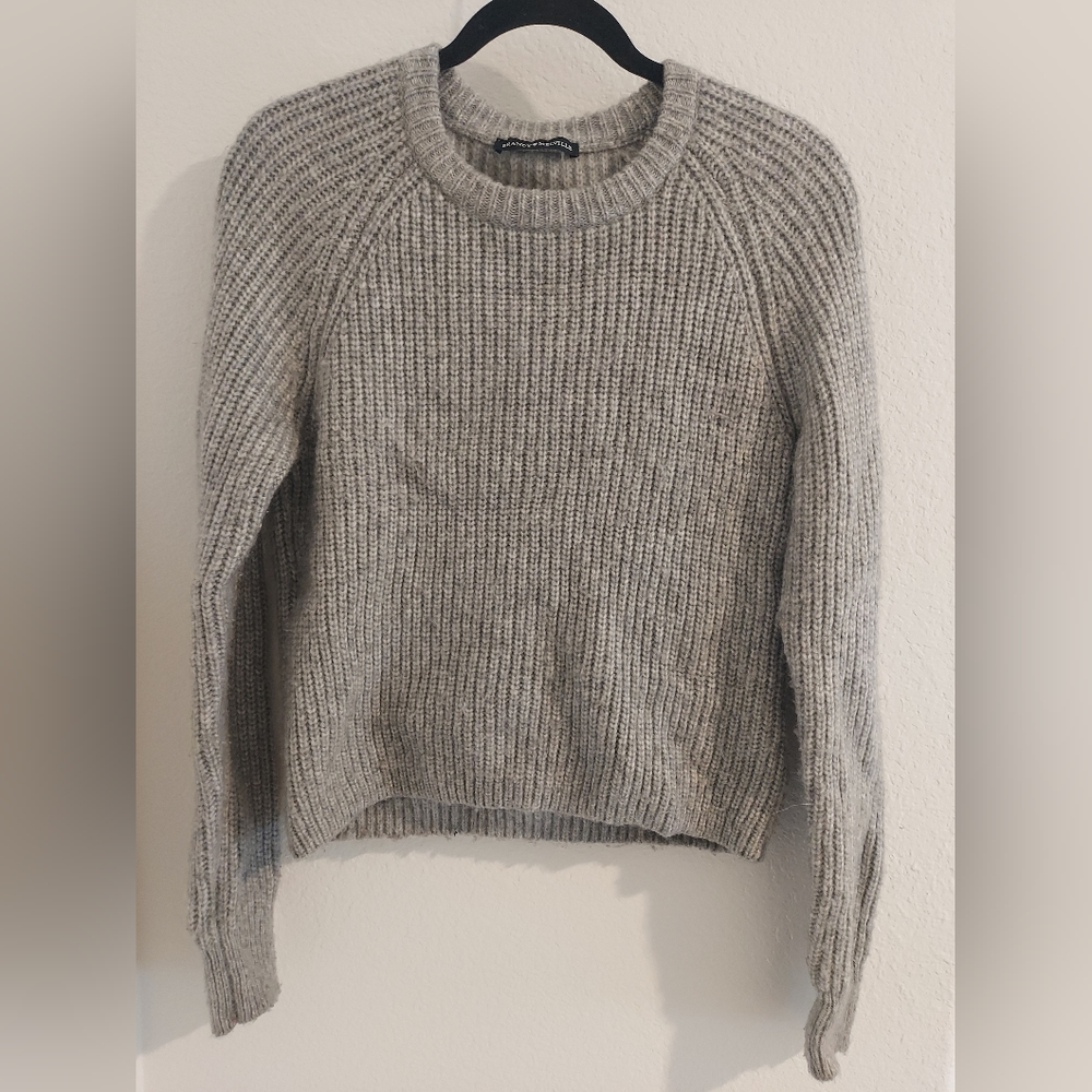 Brandy Melville grey sweater small
